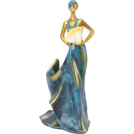 Porte-bouteille de vin en résine représentant une belle femme, orné d'une statuette. Décoration raffinée pour bar de cuisine. Porte-bouteille individuel pour une bouteille de vin. (1/5)