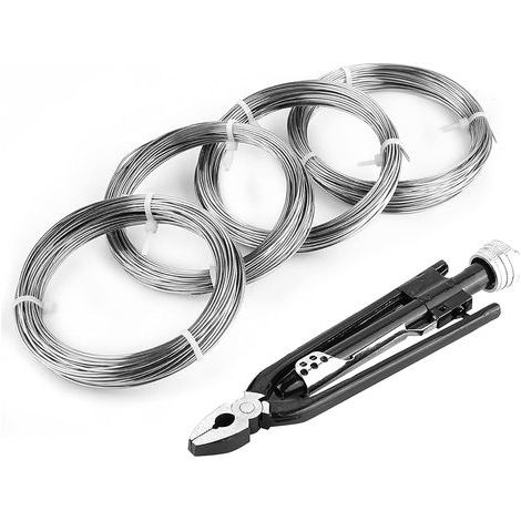 6-Inch High Carbon Steel Safety Wire Twister, Fast and Consistent Wiring for Fasteners, Electrical Connections, Robust Construction (1/5)