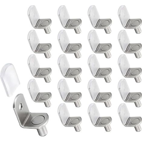 20 supports d'étagères avec tiges métalliques de 6 mm diamètre (1/5)