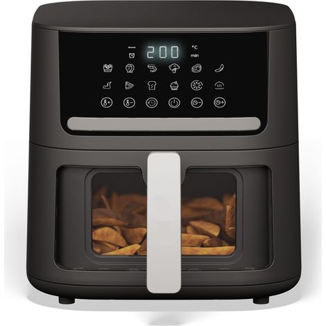 Air fryer Friteuse XL sans huile à air chaud 6,5L 12 programmes 1600W (1/5)