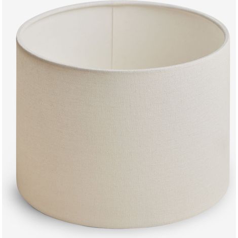 SKLUM Lampenschirm aus Arlina-Stoff Eierschale Ø20 cm - ↑15 cm