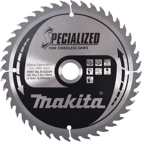 Lame de scie Makita SPECIALIZED 165x20x44Z