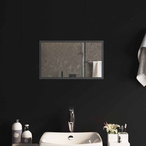Teenpull – LED-Badezimmerspiegel Transparent 50 x 30 cm Gehärtetes Glas (1/5)