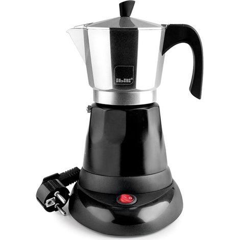 Cafetera express electrica arabica 6 tazas 480w IBILI
