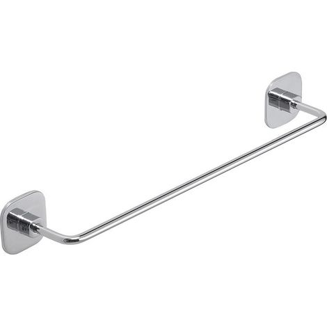 Gedy G-Teide Asciugamani 30cm, Misure: 5,3X30X6,7 CM, Porta salviette in Acciaio Inox e Cromall, Finitura cromata, Incluso di Biadesivo 3M e Viti, Design R&S, 2 Anni di Garanzia, Cromo, 30 cm