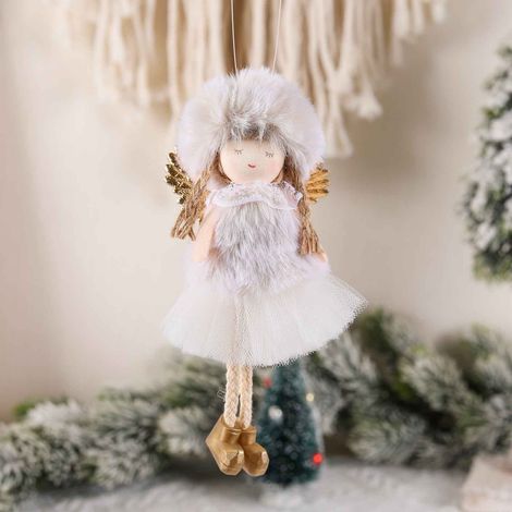 Pendentif Ange - Décoration De Sapin De Noël - Accessoire De Décoration Intérieure - 1 Pièce (1/4)