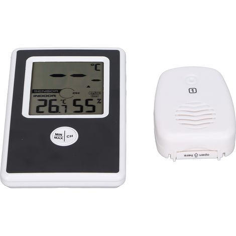 Digitales LCD-Thermometer-Hygrometer mit intelligenter elektronischer Anzeige für den Innen- und Außenbereich