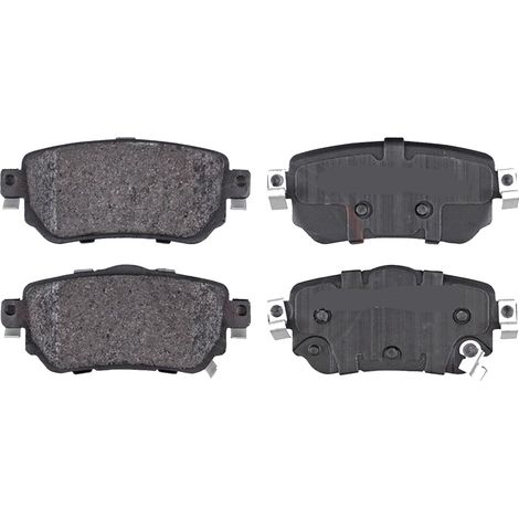 KIT PASTIGLIE FRENO POSTERIORI compatibile con NISSAN QASHQAI II SUV (J11,,J12) / PASTIGLIE FRENANTI AUTO OEM P 56 098, / SOSTITUZIONE DIRETTA / BASSA POLVERE / SILENZIOSO