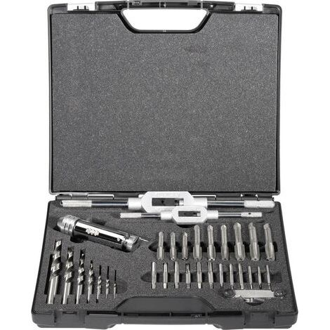 Exact 70551 GS32 Set de tarauds manuels 32 pièces métrique coupe à droite DIN 352 HSS 1 set (1/3)
