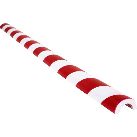 Amortisseur de chocs 1m - Demi-cercle pour tube Ø30mm - Rouge/Blanc - 8002138 (1/3)