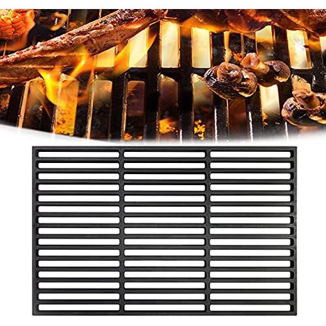 Gusseisen Gussrost Grillrost für BBQ, Holzkohlegrill, Gasgrill Grillgitter Emailliert Grillroste Grill Zubehör【54 x 34 cm】 NAIZY (1/5)