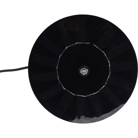 Panneau solaire 10W 5V à conversion efficace, étanche, de forme ronde, pour éclairage LED de caméra de sécurité extérieure