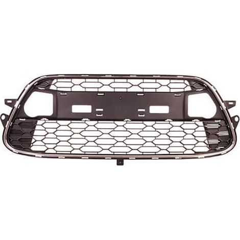 Grille de pare-choc avant centrale avec moulure chromée Sport Citroen C3 2 phase 1 2009-2013