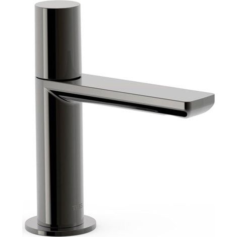 TRES 21150301KM PROJECT-TRES Grifo De 1 Agua para Lavabo Color Negro Metalizado - ref: 21150301KM