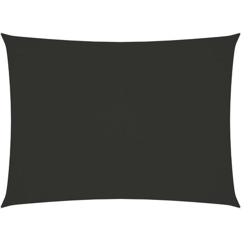 Vela parasol sombrilla rectangular tela Oxford 3 x 4,5 m antracita 020009668 (1/5)