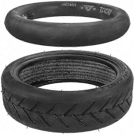 Pneu en caoutchouc épaissi noir 50/75-6.1, 8,5 pouces, pour trottinette électrique, roue renforcée robuste, compatible avec divers modèles, adhérence durable et stable. (1/4)