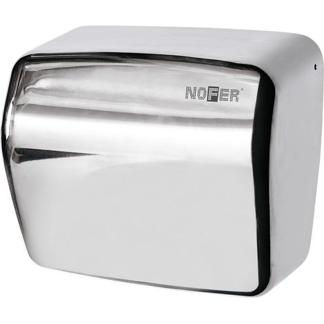 Sèche-mains électrique sans contact 220-240V, 1500W, 270x240x170 mm, inox poli