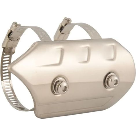 Bouclier Thermique Moto Plaque D'isolation Thermique Universelle pour Moto, Tuyau D'échappement, Couvercle Anti-Chaleur, De Connexion, Protection Anti-Rayures (1/5)