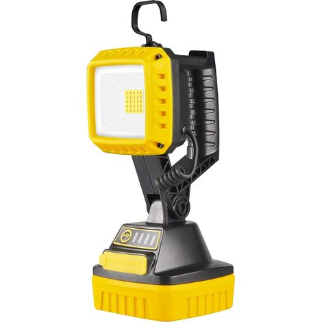 Projecteur LED Rechargeable 1500LM, 4400mAh, 3 Modes d'éclairage 30W, Rotation à 120°, Deux Méthodes d'alimentation Électrique, Magnétique, IP44, Idéal pour Camping, Travail, Pêche (1/5)
