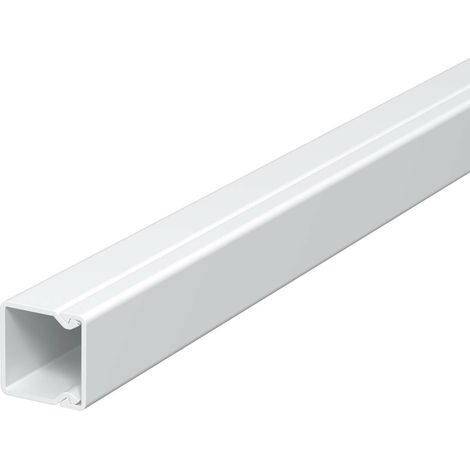 OBO Bettermann Vertr Wand- und Deckenkanal 20x20x2000 PVC rws WDK20020RW 2 Stk