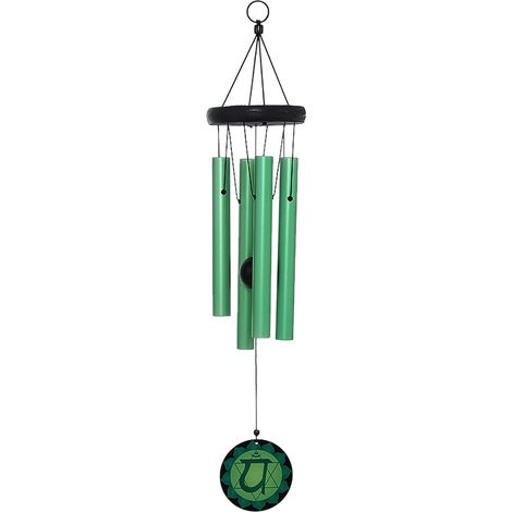 Grelot Éolien Chakra - 63 cm - En Aluminium Et Bois - Pour Jardin Terrasse Intérieur - 1 Pièce (1/5)