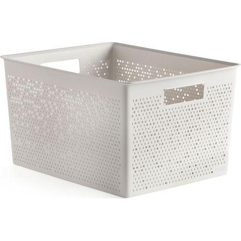 Panier de Rangement Plastique 20 L 30 x 39 x 21,5 cm (1/5)