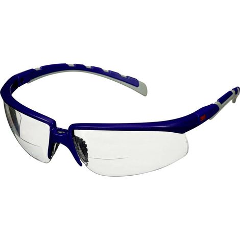 3M S2015AF-BLU Occhiali di protezione antiappannante, con protezione antigraffio Blu, Grigio EN 166 DIN 166 (1/2)