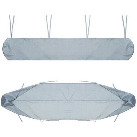 Housse de protection pour auvent d'extérieur, argent 4 m/11,12 pieds, housse de protection pour auvent de terrasse, housse de store enrouleur rétractable, tissu Oxford étanche à la poussière,