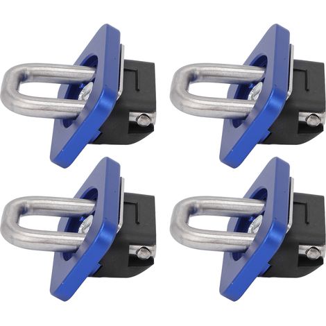 Ancrages de Ridelles pour Camion 1000 LBS Acier Inoxydable Bleu, Kit de Fixation de Benne pour Chevrolet Silverado 2007-2021 (1/5)