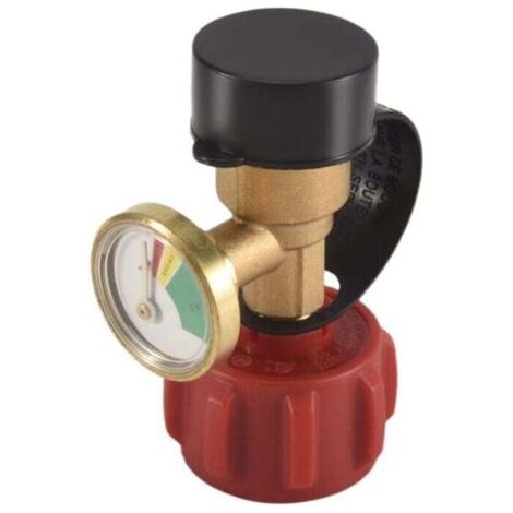 Indicateur Niveau Gaz Propane Universel Détecteur Fuite Jauge Pression Réservoir pour Gril Chauffage (1/4)