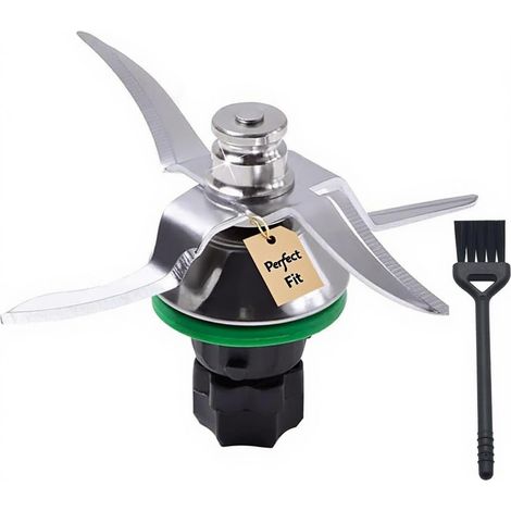 Accessories for Thermomix TM6, Replacement Blade for Vorwerk TM5 TM6, Blade for TM5 TM6, Chopping and Mixing Food, with Cleaning Brush, Silver (1/5)