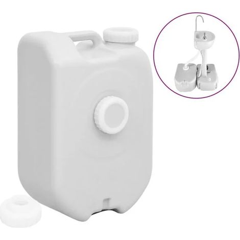 Réservoir d'eau portable de 24 litres, gris (1/5)