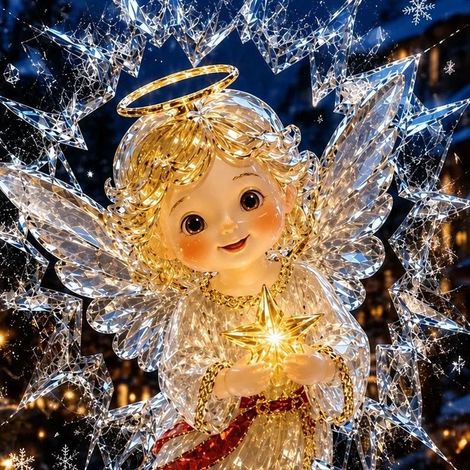 Personalized, portable, and practical Crystal Santa Claus Window decoration, 5038cm - Angel Christmas Window Decoration