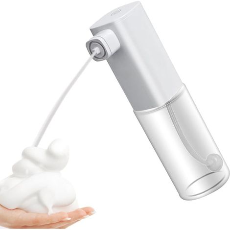 Distributeur de savon en mousse automatique Distributeur électrique de shampooing en mousse Machine à mousser pour le bain de chien et chat (1/5)