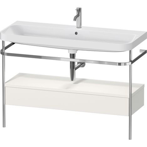 Set c-bonded Duravit Happy D.2 Plus con consola metálica y cajón,