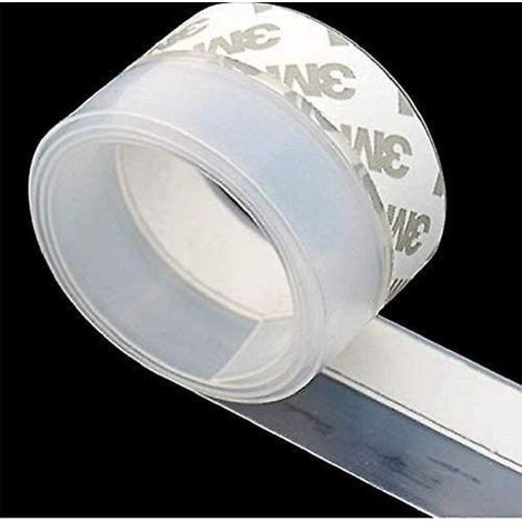 45 mm transparente Silikon-Türbodendichtung – wasserdicht, winddicht, staubdicht, wetterfest, schalldicht, insektendicht (1/5)