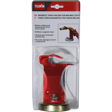 TELWIN, Supporto con Base Magnetica Porta Torce di Saldatura MIG-MAG