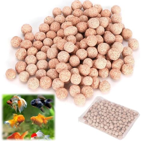 Filter Media for Aquarium, Sphere Filter Ball Multi-Aquarium Filter Media Nano Hollow Quartz Balls Bioballs Small Bio Filter Ball for Aquarium Filter and Pond Filter (1/5)