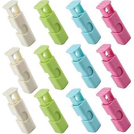 lot De 12 Pinces  Pain Pour Sac  Pain - 4 Couleurs (1/5)