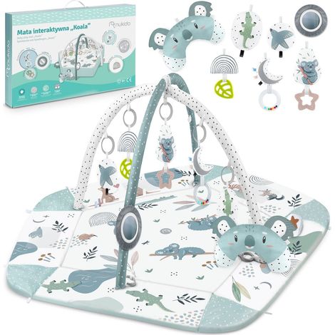 Tappeto da gioco interattivo ed educativo 136 x 136 cm - Koala Nukido