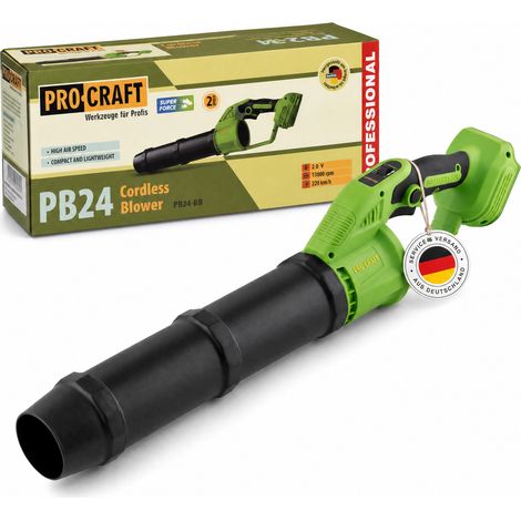 Soplador de hojas a batería Procraft PB24bb 20 V sin escobillas Solo - sin batería, sin cargador (1/5)