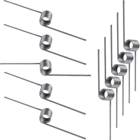 10 Pièces Ressort de Torsion, Ressort de Rappel, Diamètre du Fil 0,5mm, Diamètre Extérieur 5mm, Angle 180°, pour réparations à Domicile (1/5)