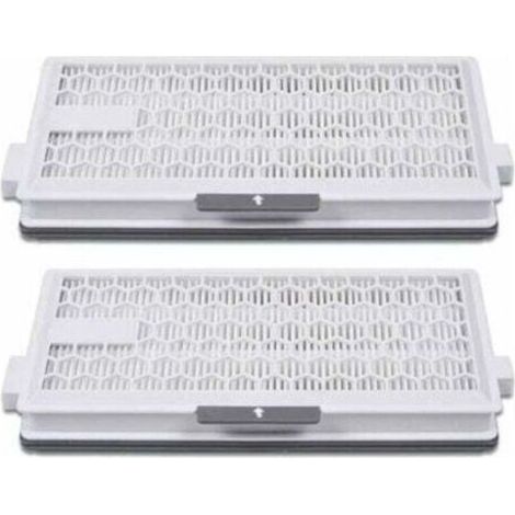 Set mit 2 Airclean Plus 50 HEPA-Filtern für Miele Complete C3 Powerline Staubsauger. S8340. Air Clean SF-HA 50 für Complete C2, C3, Compact, C1 und C2-2. Set mit 2 Ersatzteilen. (1/5)
