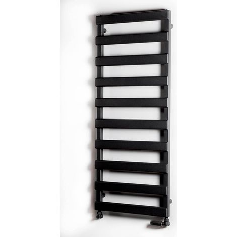 LUXRAD Scala Nuovo radiatore da bagno 1230 x 400 mm nero opaco pag.