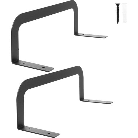 Lot de 2 Butées Antidérapantes en Fer pour Matelas, Barres de Résistantes à l'usure et Déformation, Stabilisateurs pour Cadre de Noir (1/5)