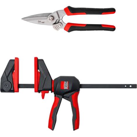 Bessey Aktions-Set: Combischere D52-2 + Einhandzwinge EZ360S-11