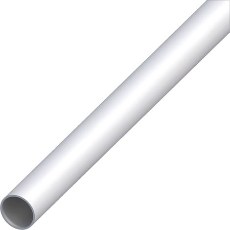 Alfer PROFILO TUBO TONDO ALLUMINIO Argento Satinato Ø mm. 20x1 mt. 2 5.00 pz