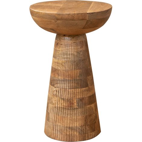 Signes Grimalt Mango Holzhocker Auxiliary  Brown Hilfstisch - 56x34x34cm