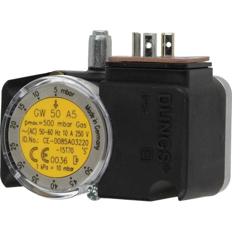 Pressostat Gaz Air Dungs GW50A5 (remplace GW50A2)