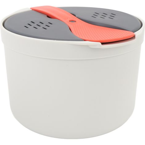 Cuiseur à riz pour micro-ondes, cuiseur vapeur pour riz et légumes portable pour micro-ondes (1/5)